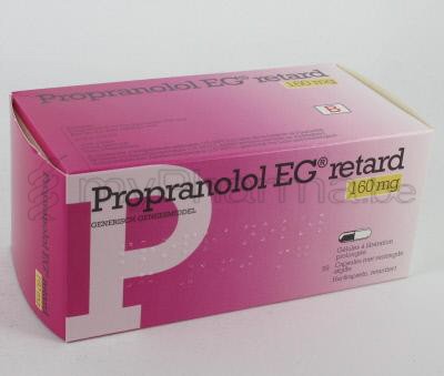 Propranolol anxiety 160 mg