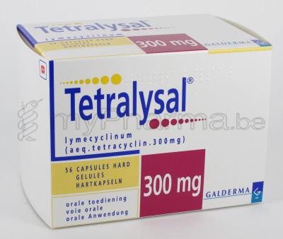 Pharmacie Meysen SPRL 3990 Peer : TETRALYSAL 300 MG 56 CAPS Pharmacie Meysen SPRL 3990 Peer : TETRALYSAL 300 MG 56 CAPS
